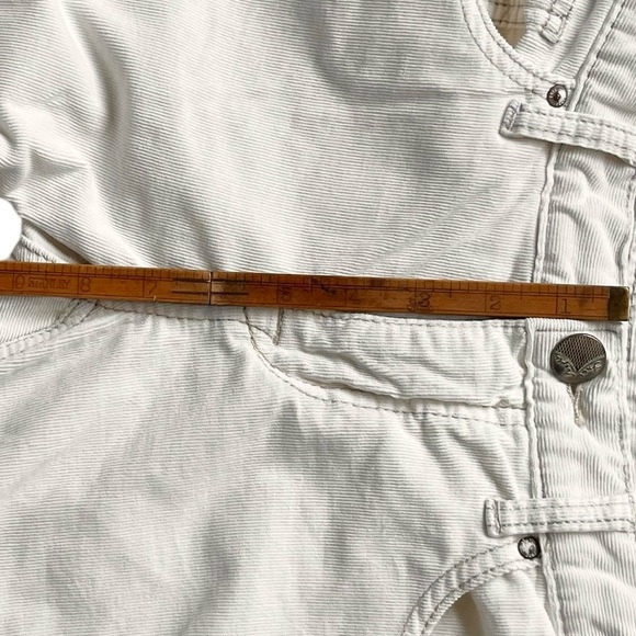 Free People Corduroy Pants Fine Whale Line Ankle Jeans - Picture 11 of 14